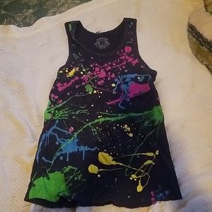 Splatter paint tank top